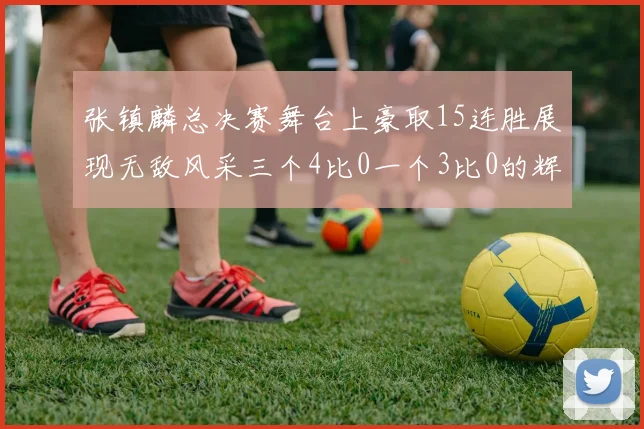 张镇麟总决赛舞台上豪取15连胜展现无敌风采三个4比0一个3比0的辉煌战绩